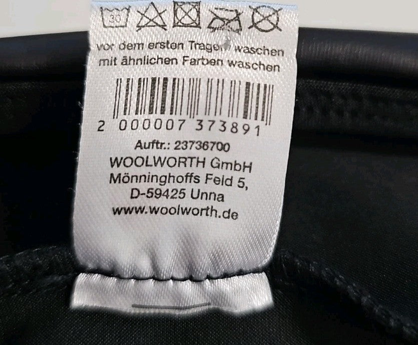 EK10932 Damen Leggins von Woolworth, Kunstleder, schwarz, Gr.XXL3
