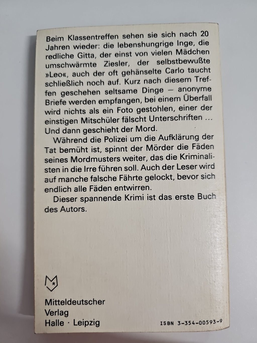 EB1297 Mordmuster-Rainer Rönsch, Kriminalroman 1