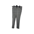 EK11131 Damen Hose Gr.S Grau Karriert Hosenbund 36cm0