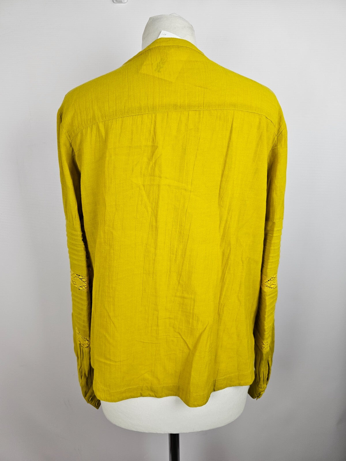 EK5051 Damen Bluse von White Stuff, senfgelb, Gr. 385