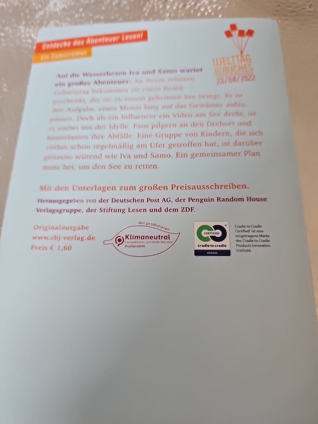 EB 131 Buch " Iva , Samo und der Geheime Hexensee !" -Welttag des Buches1