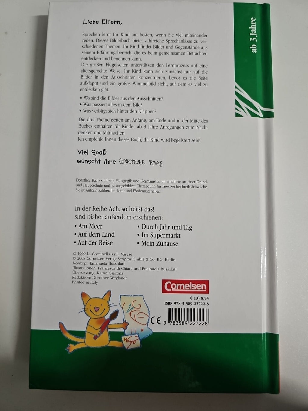 EB841 Ach, so heißt das!: Im Kindergarten: Lern-Bilderbuch 1