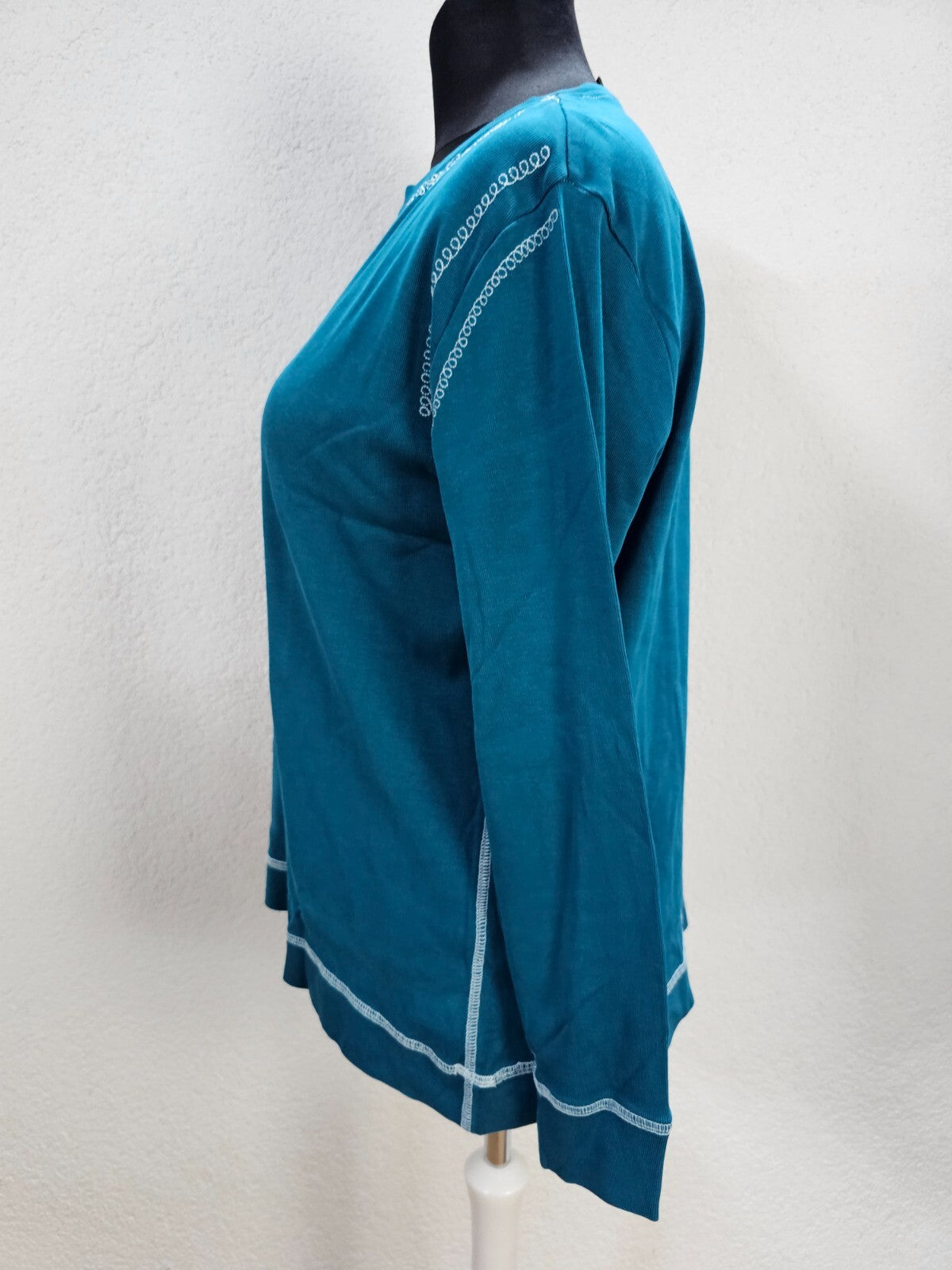 EK6076 Damen Pullover von Eddie bauer, teal, Gr. XL2