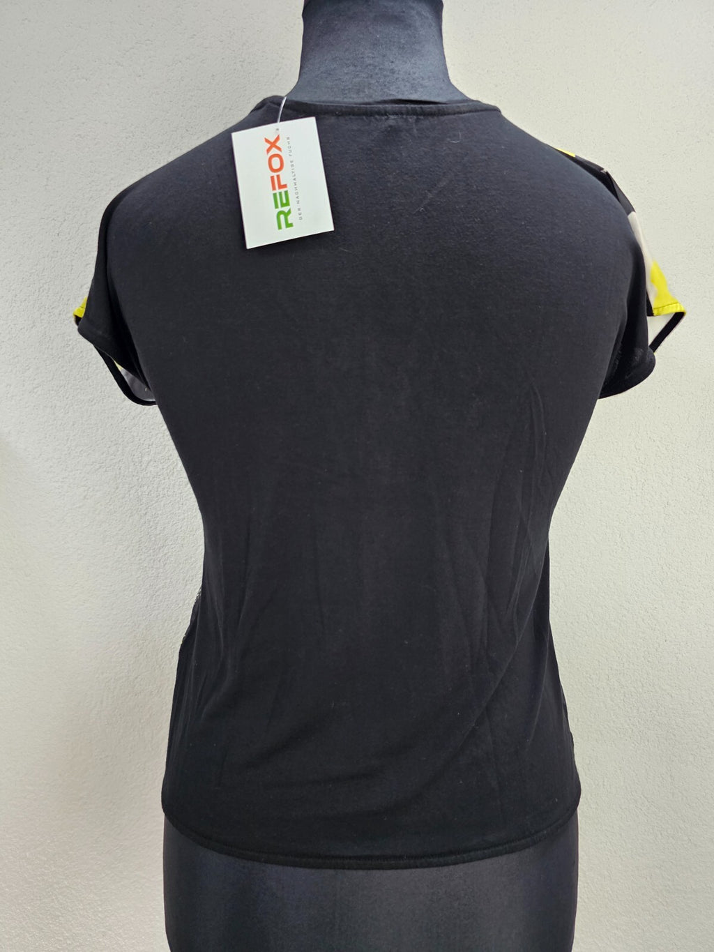 EK6164 Damen T-Shirt von Opus, schwarz-gelb-weiß, Gr.383