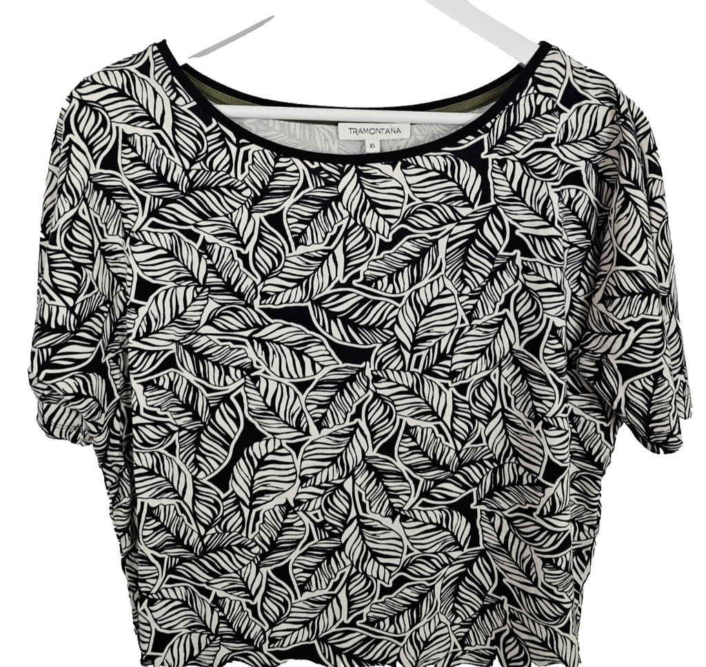 EK8382 Damen T-Shirt von Tramontana, Schwarz/Weiß,  Gr. XS1