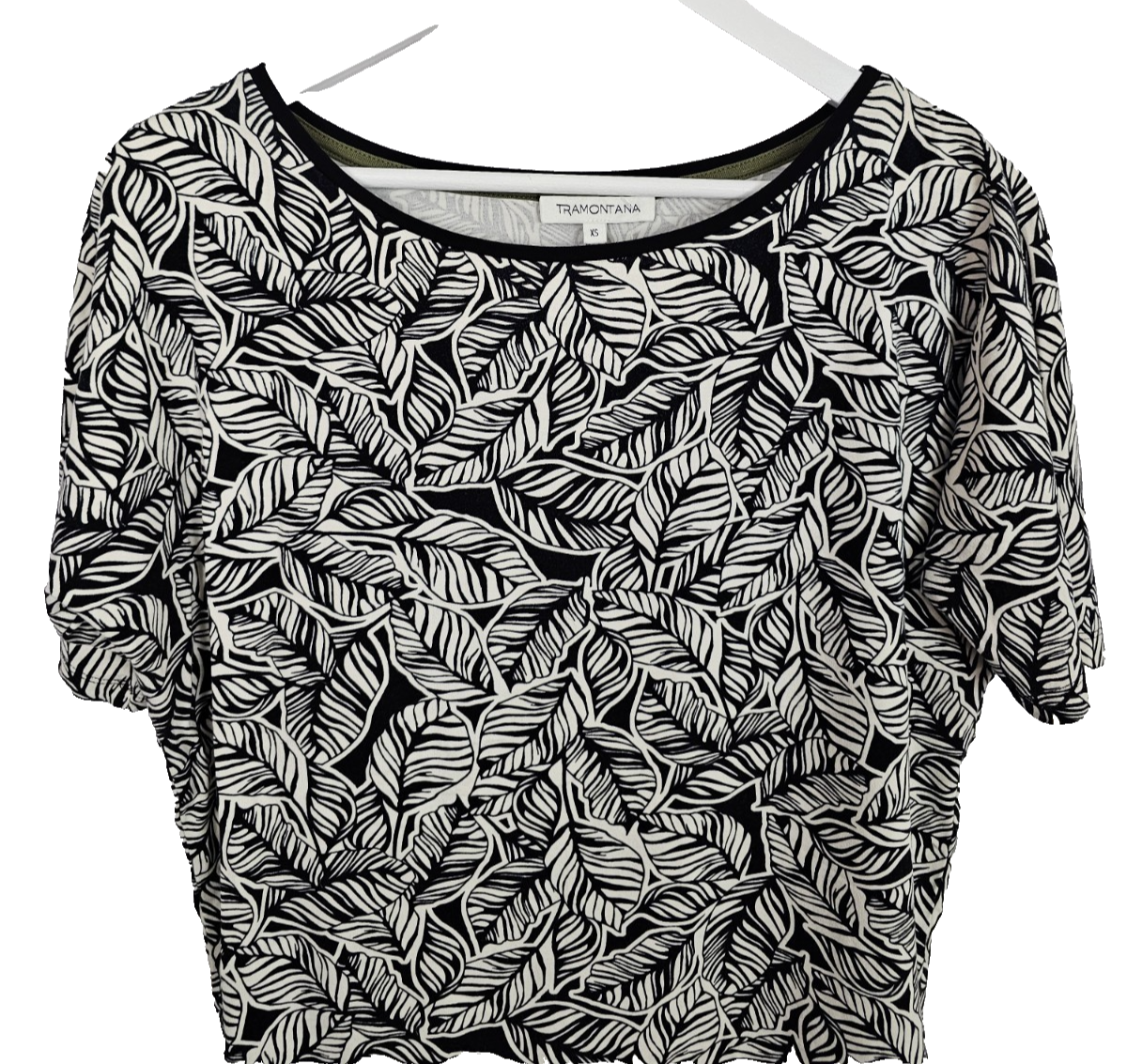 EK8382 Damen T-Shirt von Tramontana, Schwarz/Weiß,  Gr. XS1