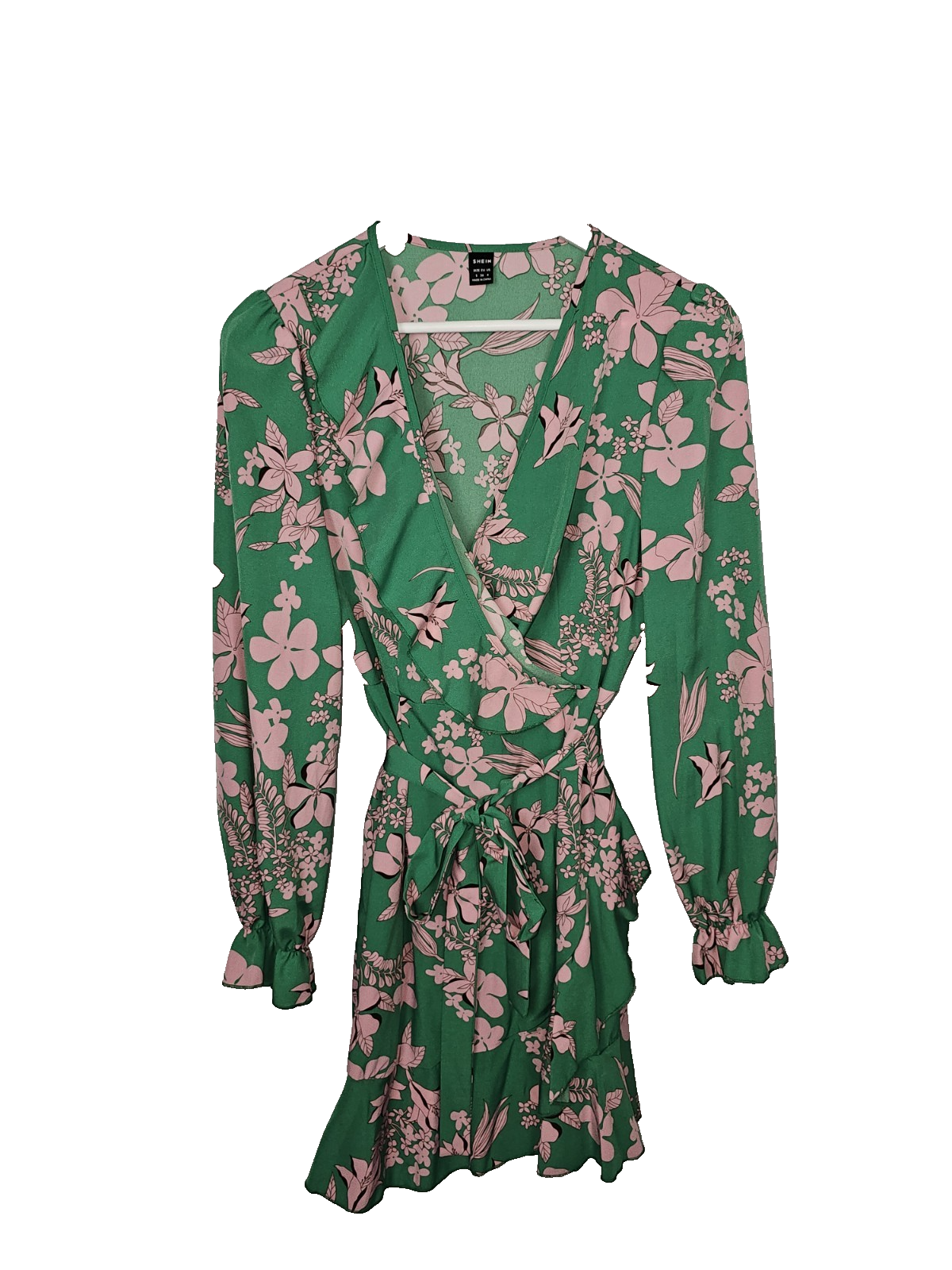 EK8638 Damen Kleid von Shein, Grün, Gr. S0