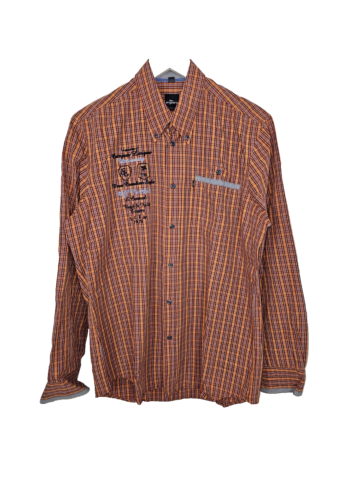 EK6998 Herren Hemd von engbers, Orange,  Gr.M0