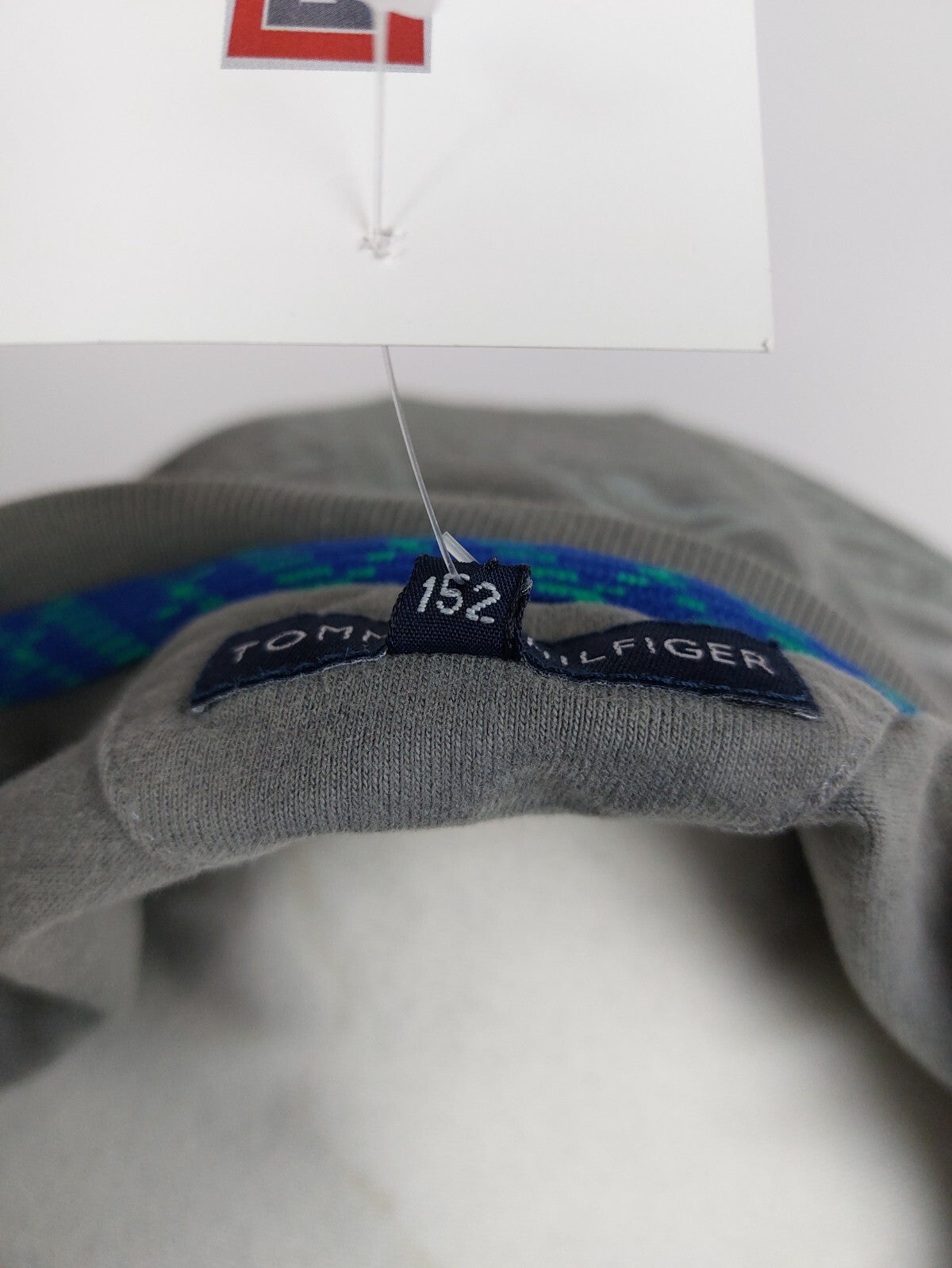 EK4444 Mädchen Langarmshirt von Tommy Hilfiger, grau, Gr. 1527