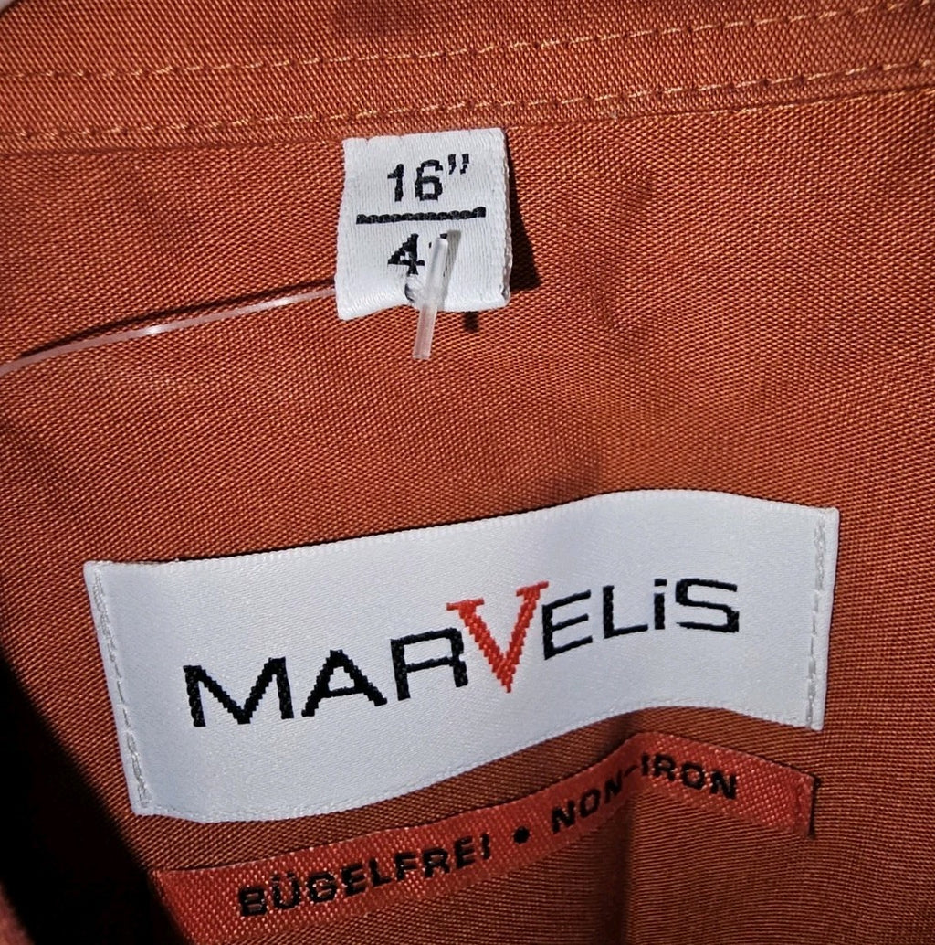 EK1812 Herren Hemd von MarVelis, orange, Gr.411