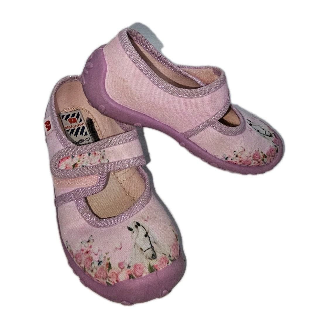 ES914 Mädchen Hausschuhe von Elefanten, rosa, Gr.250