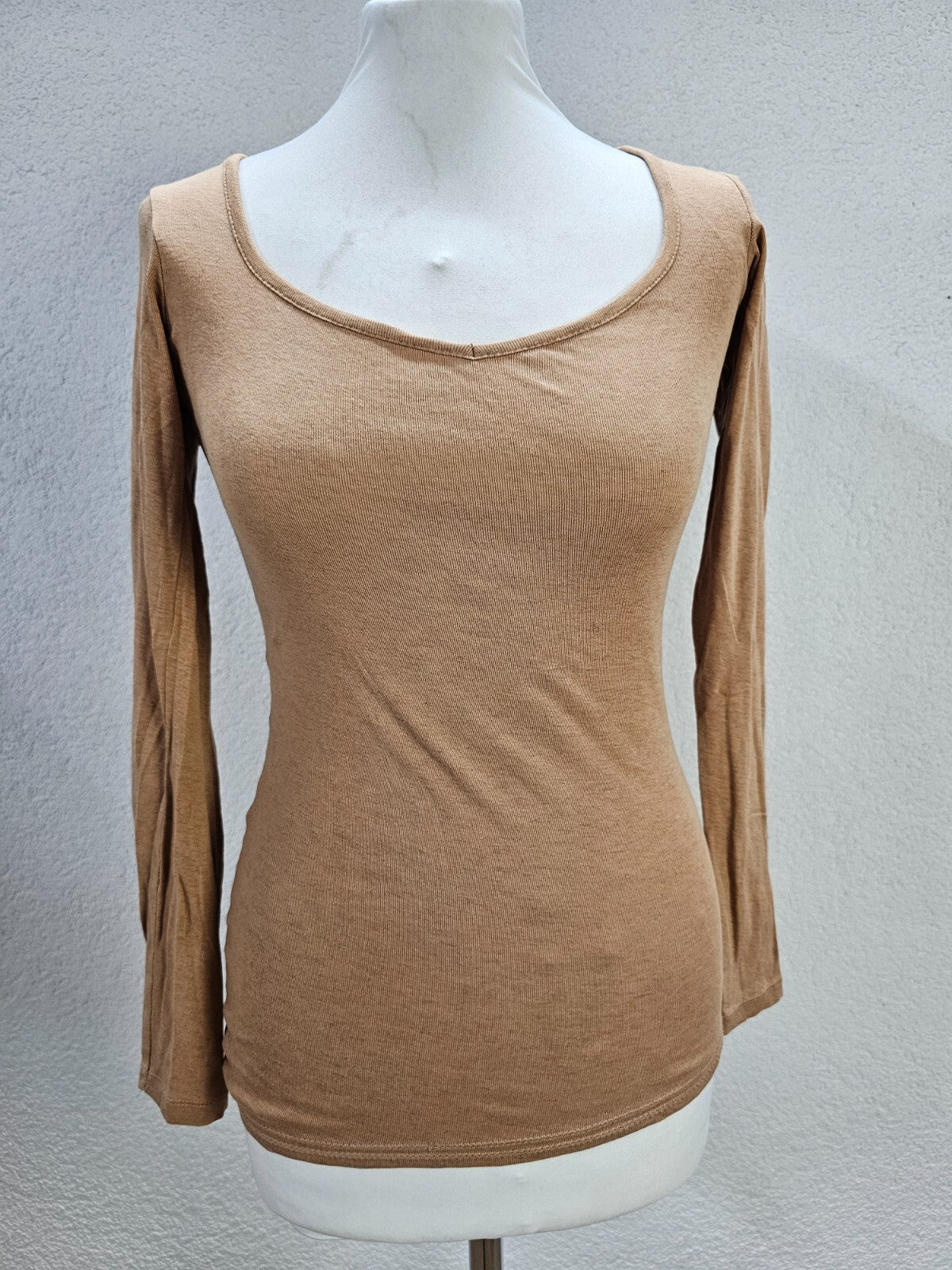 EK5758 Damen Langarmshirt von Tally Weijl, nude, Gr. S0