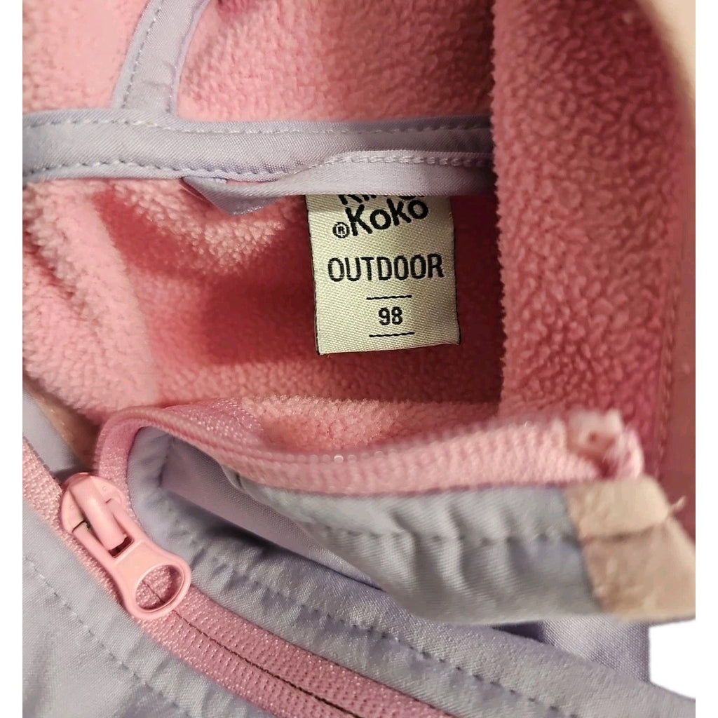 EK11322 Kinder Fleecejacke von Kiki&Koko, Lila, Gr. 982