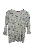 EK7783 Damen Shirt von Lea H., weiß-blau, Gr.M0