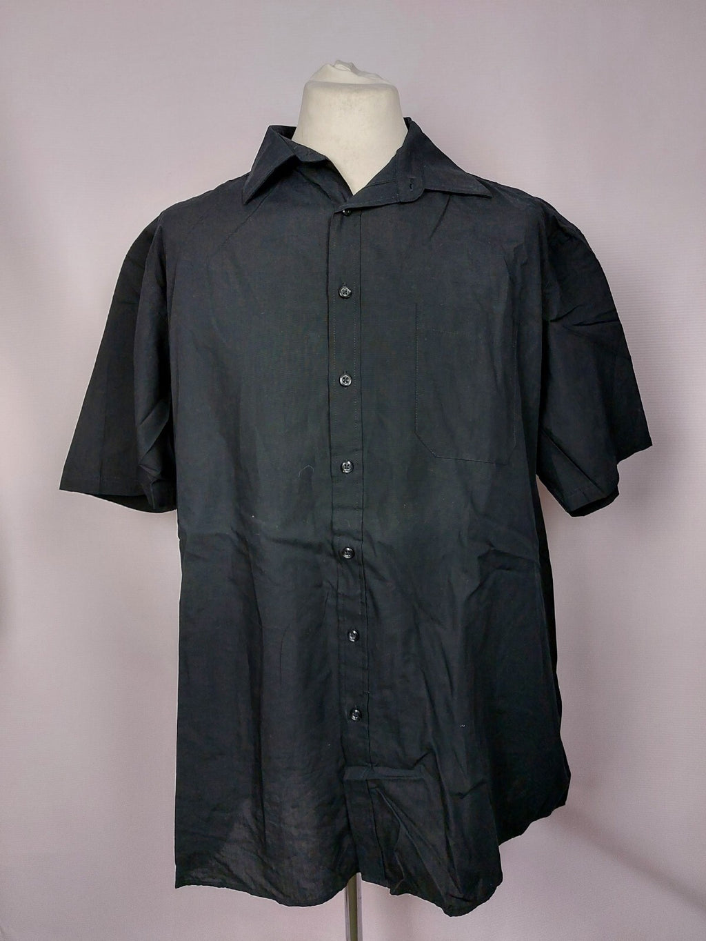 EK4844 Herren Hemd von Charles Vögele, schwarz, Gr. 45/460