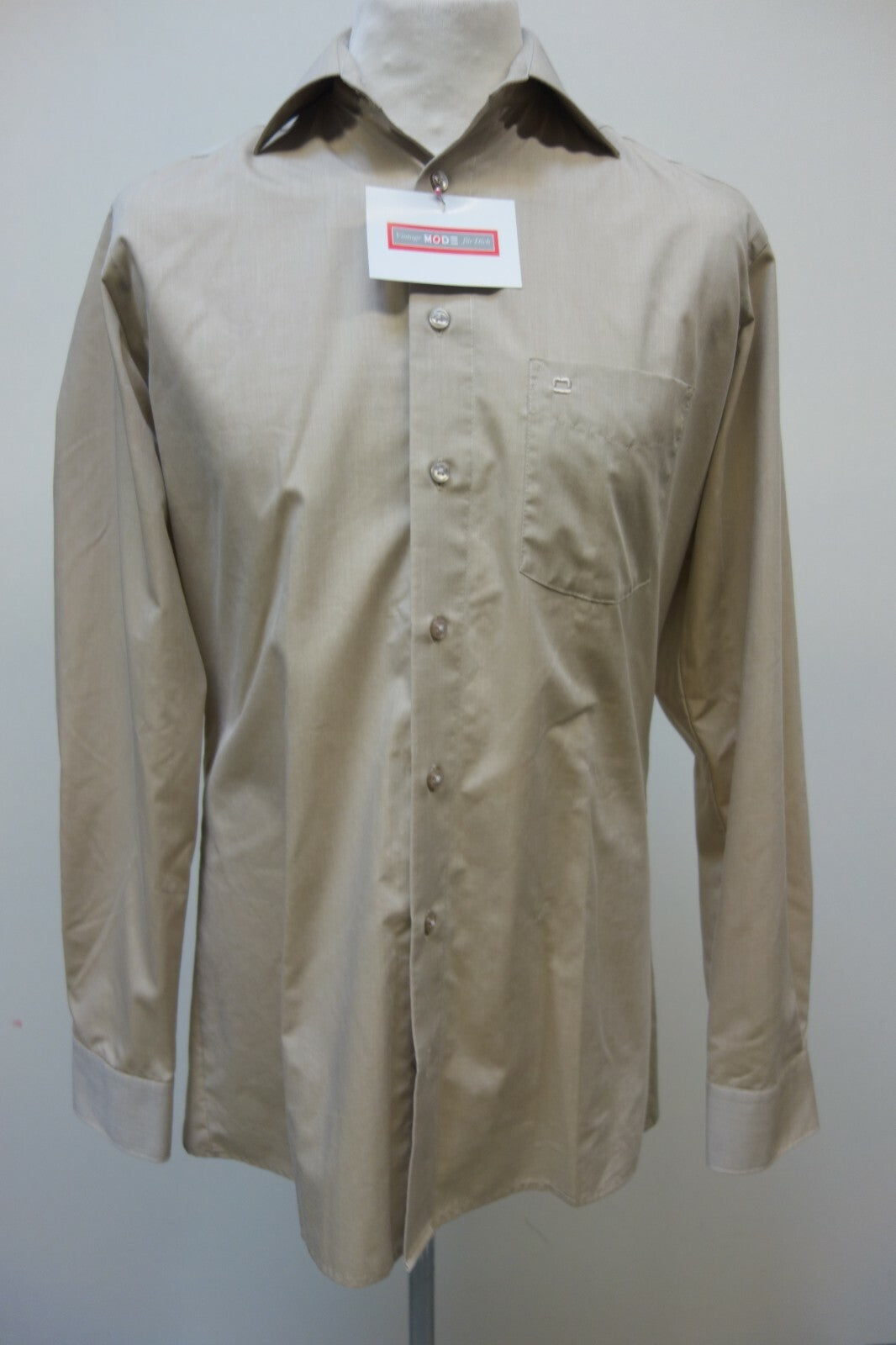 EK1701 Herren Hemd von Olymp Luxor, beige, Gr. 400