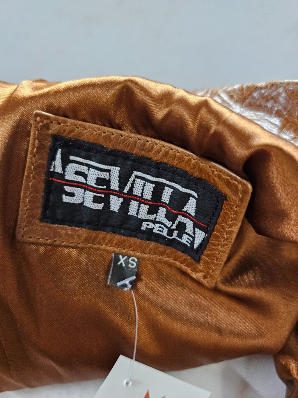 EK6339 Damen Lederjacke von Sevilla, braun, gr. XS5