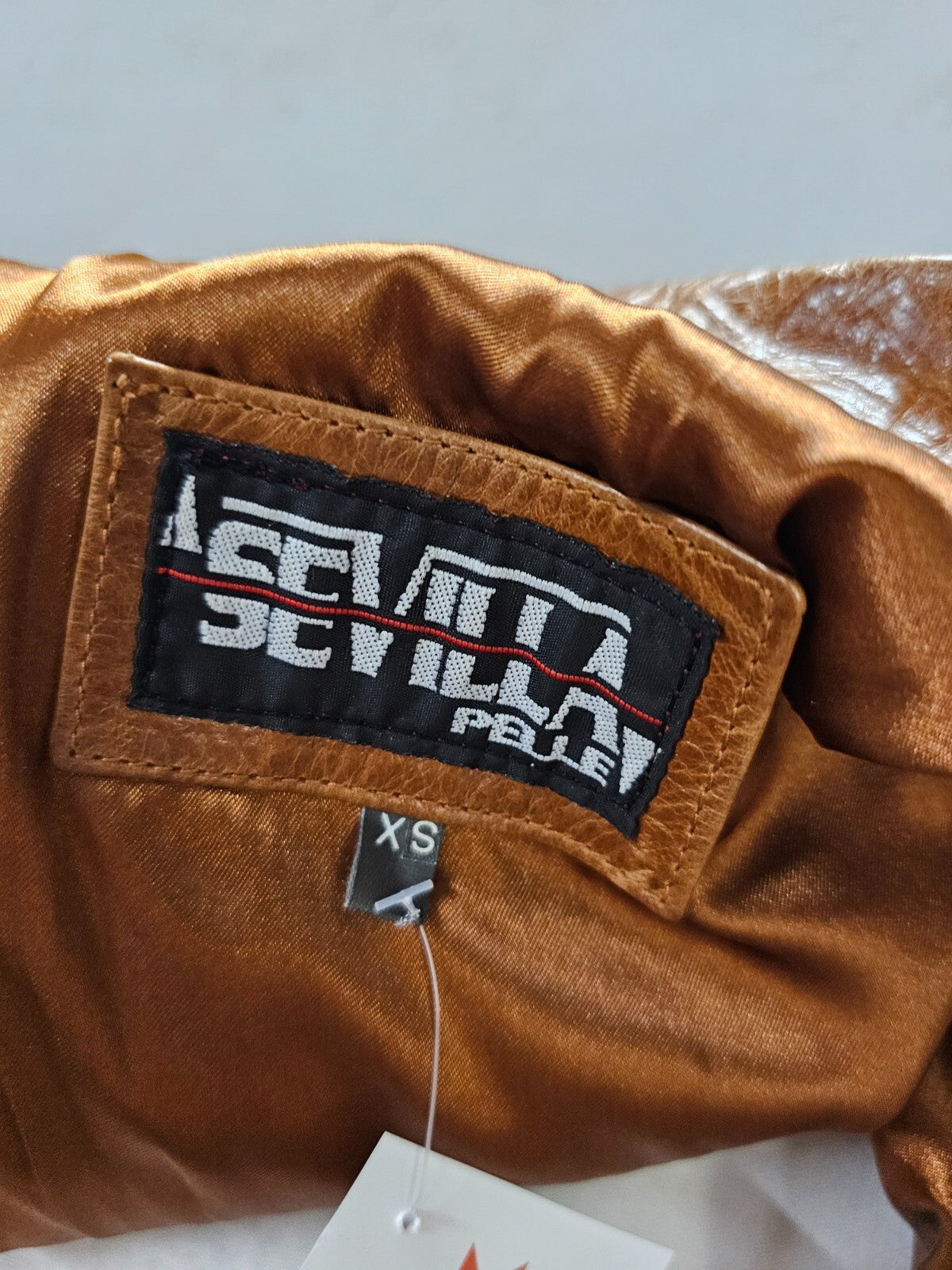 EK6339 Damen Lederjacke von Sevilla, braun, gr. XS5