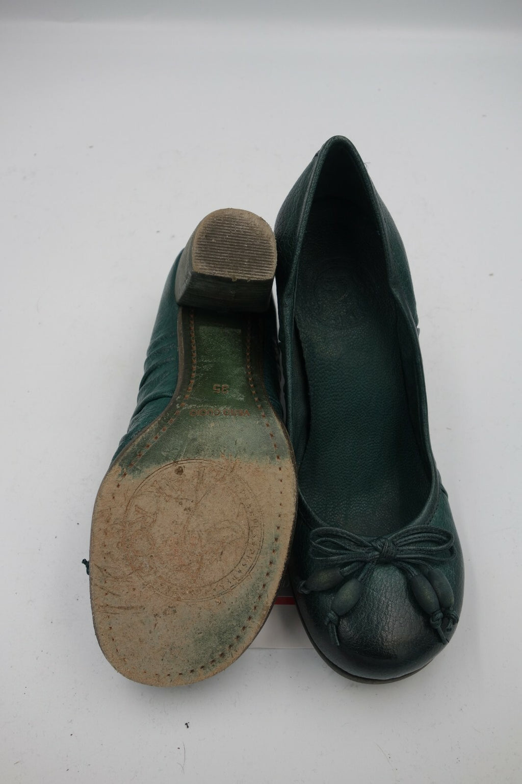 ES0259 Damen Pumps von Vero Cuoio, 35, grün5