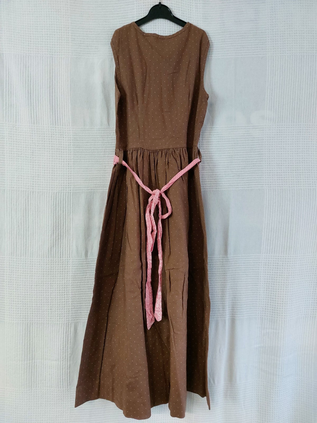 EK3529 Mädchen Dirndl von Landhaus, braun, rosa, Gr. 1464