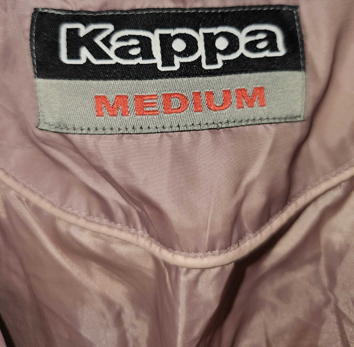 EK7056 Damen Jacke von Kappa, rosa- schwarz, Gr.M3