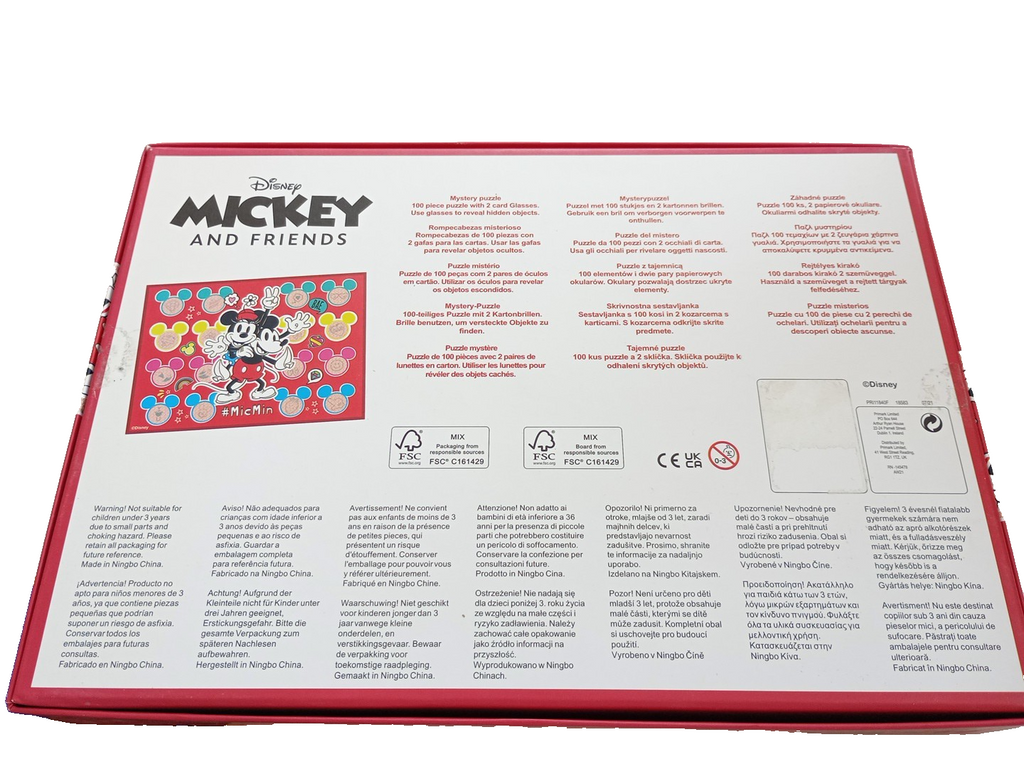 EB3431 Mystery Puzzle Mickey And Friends Disnep2