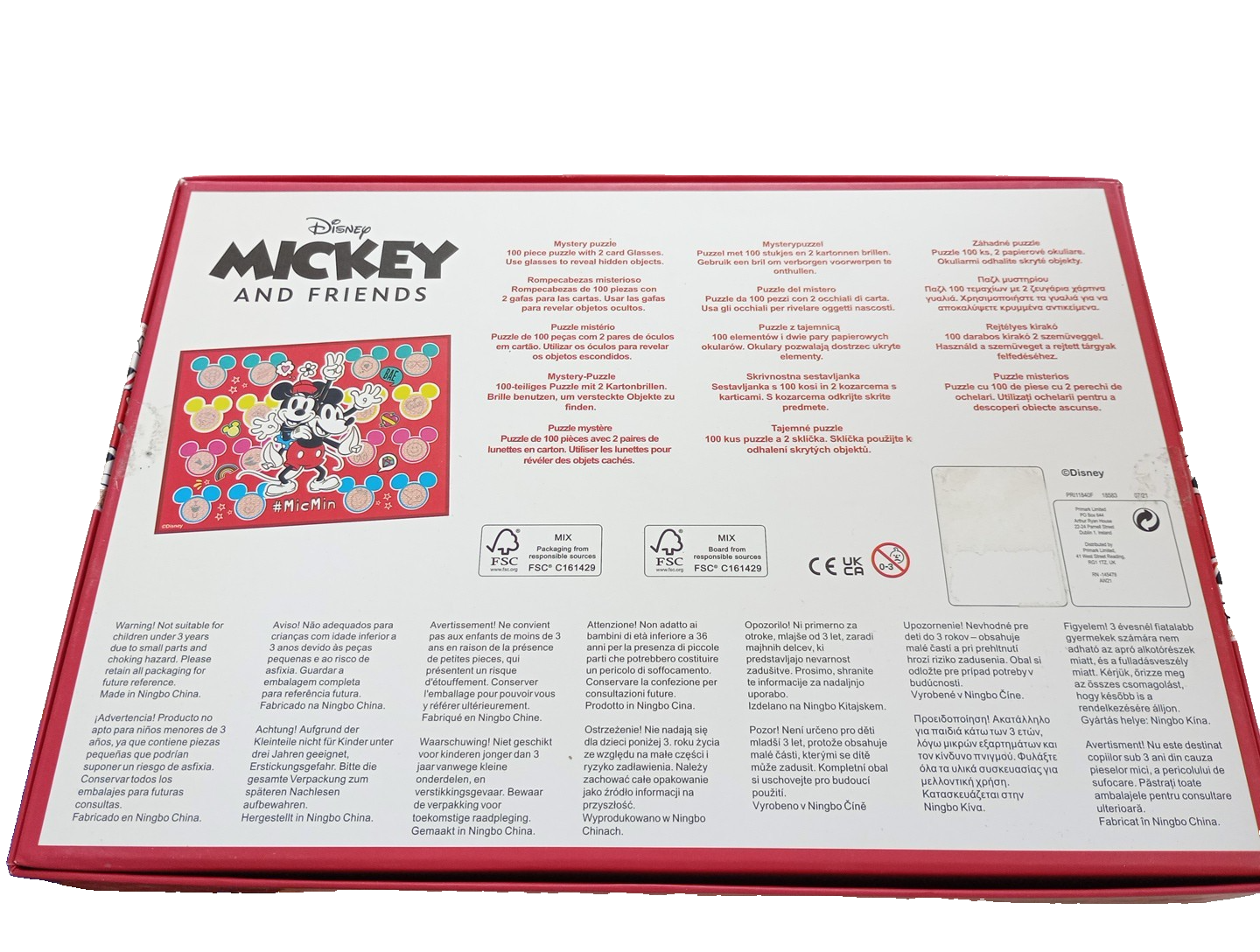 EB3431 Mystery Puzzle Mickey And Friends Disnep2