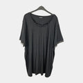 EK10604 Damen T-Shirt von Laura Torelli, Schwarz, Gr. 480