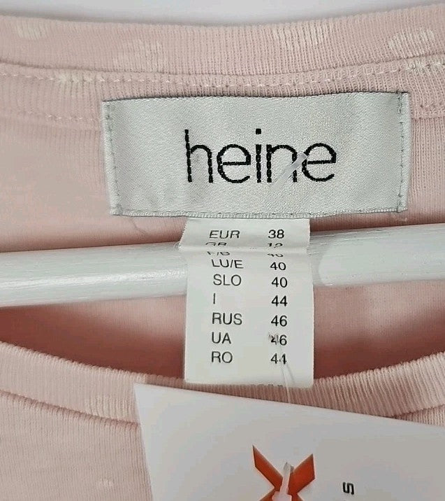 EK9824 Damen T-Shirt Heine Gr.38 Rosa1