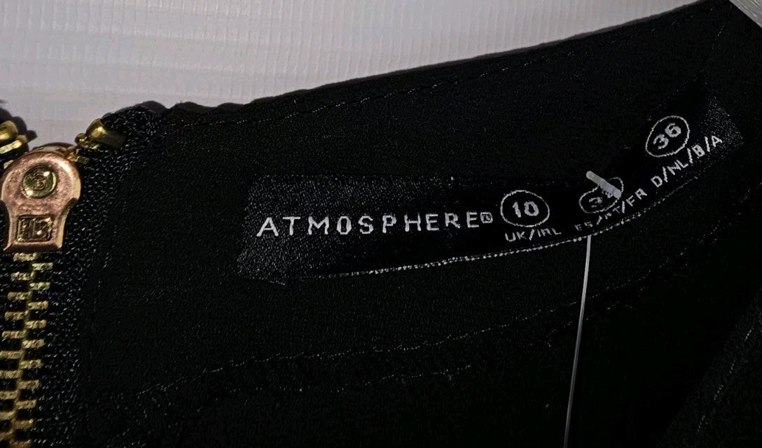 EK8107 Damen Bluse von Atmosphere, schwarz, Gr.361