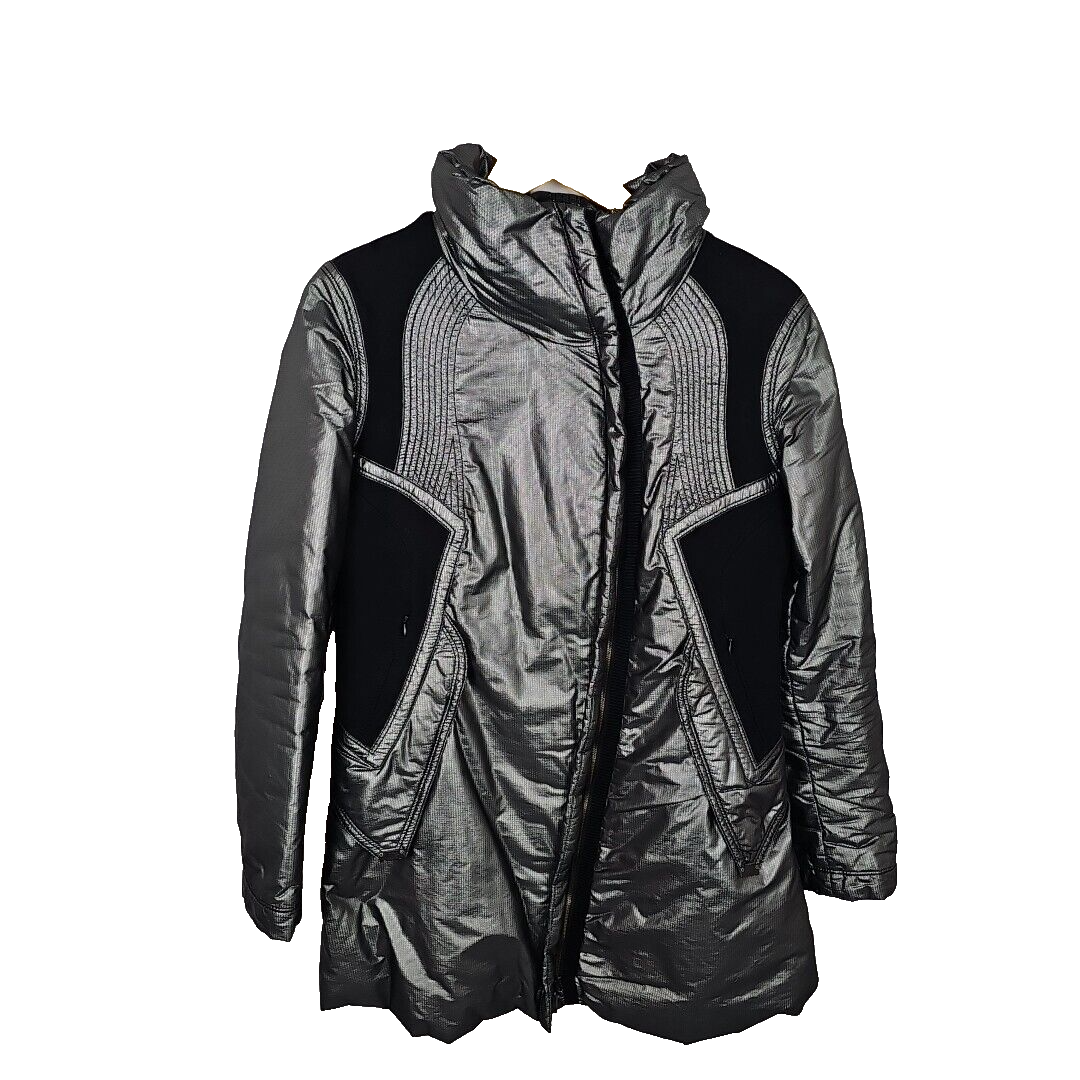 EK10198 Damen Jacke von Beate Heymann, Silber, schwarz  Gr.400