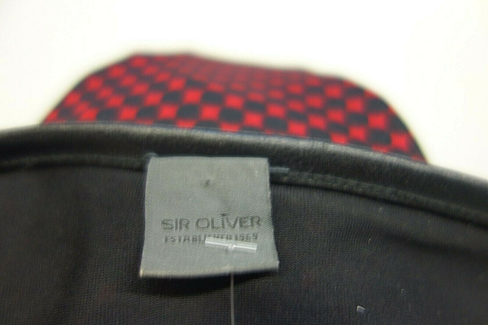 EK1246 Damen Kleid von Sir Oliver, schwarz/rot, Gr. 384