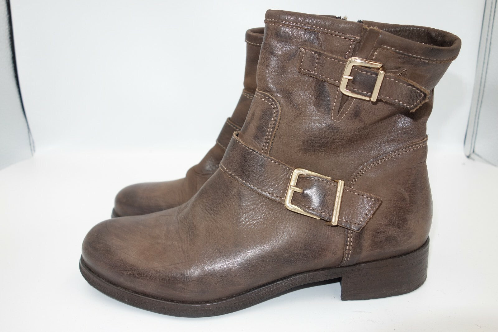 ES0022 Damen Stiefeletten braun 37 von Debutto Donna1