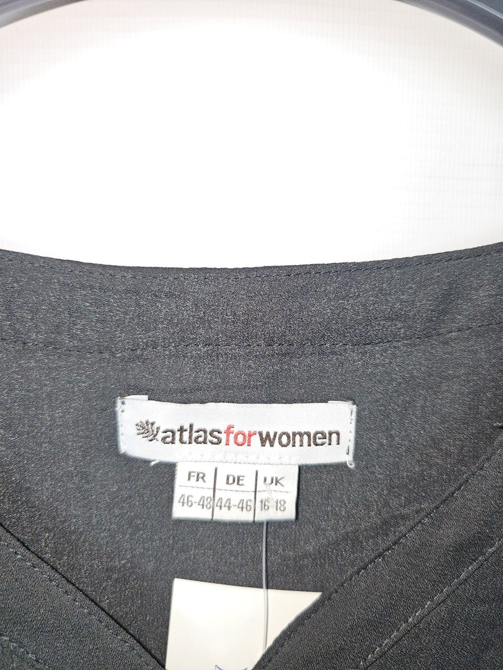 EK9072 Damen Bluse von Atlas For Woman, Schwarz, Gr. 46/482