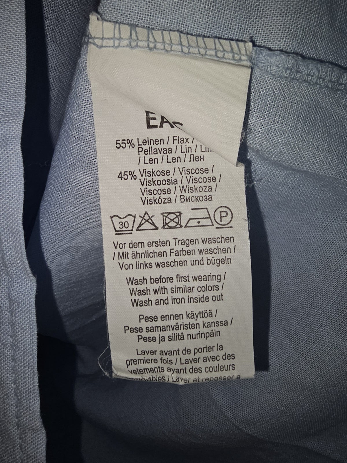 EK9999 Damen Bluse von Fashion Highlight, Hellblau, Gr. XL2