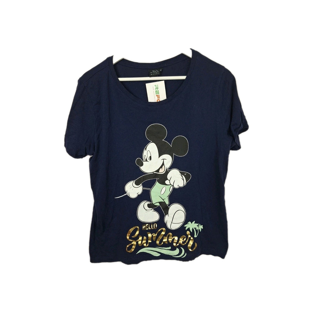 Ek8754 Damenshirt Disnep Micky Mouse Blau Fr.440