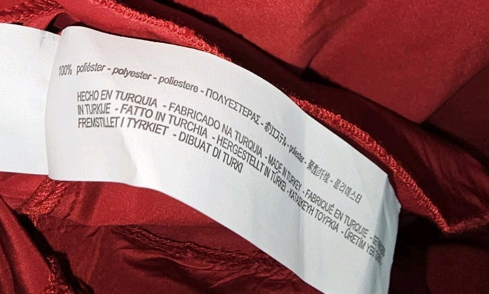 EK9422 Damen Kleid von Zara, rot, Gr.M3