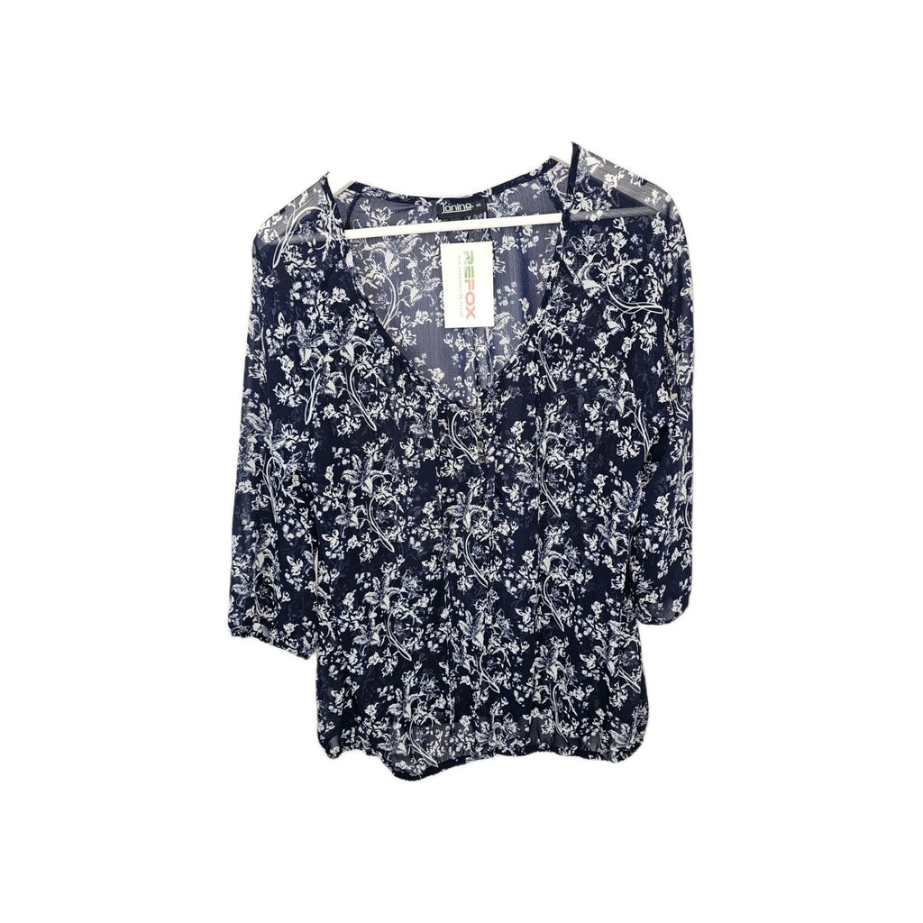 EK9439 Damen T-Shirt Janina Gr.44 Blau0