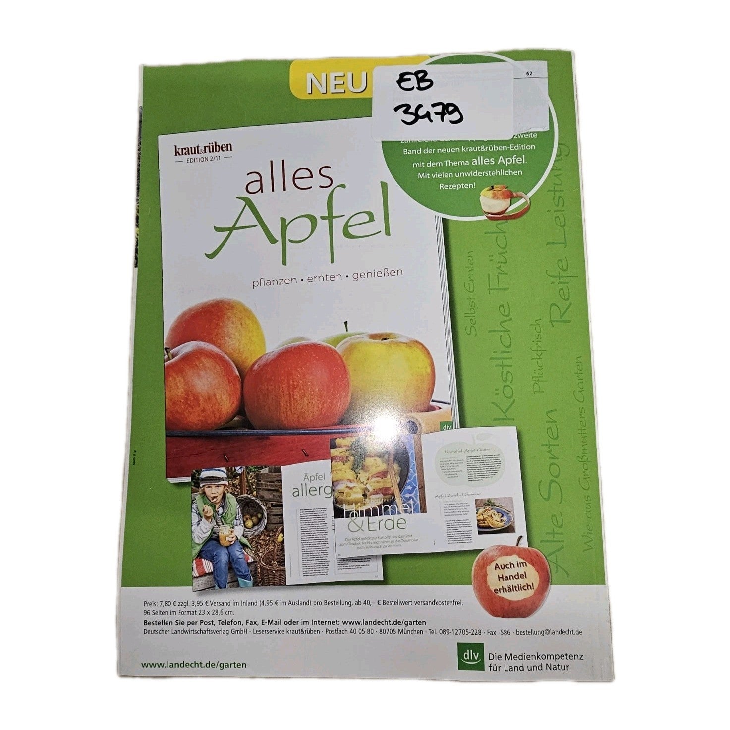 EB3479 Kraut und Rüben, 11/2011, biologisches Gärtnern und naturgemäßes Leben 1