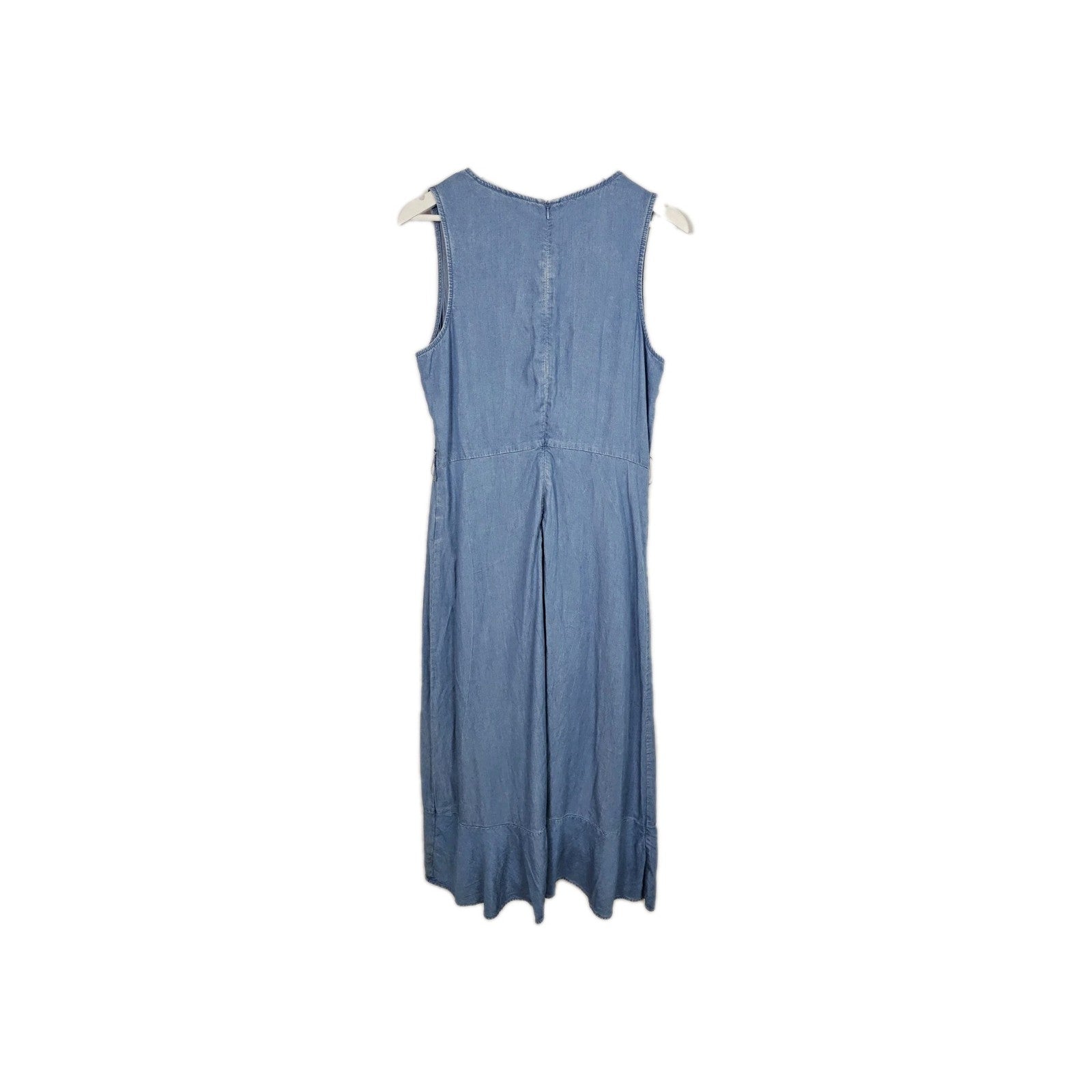 EK10084 Damen Kleid Denim Gr.42 Blau2