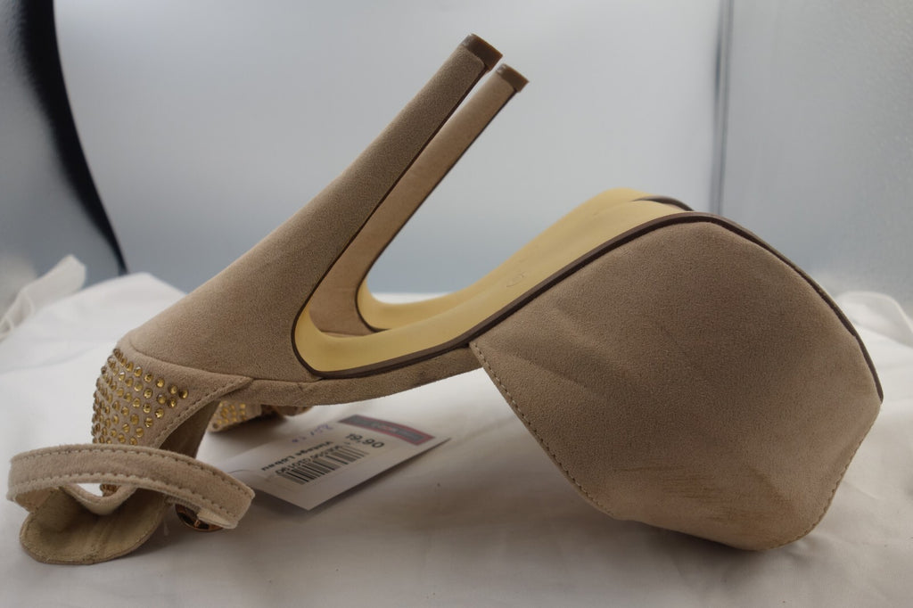 ES0158 Damen Pumps von Tulipano, beige, Gr. 377