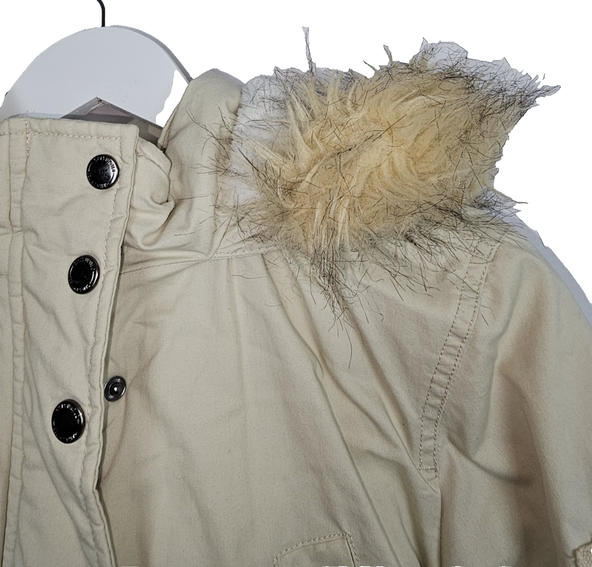 EK7060 Mädchen Jacke von Girls United, beige, Gr.158-164 3