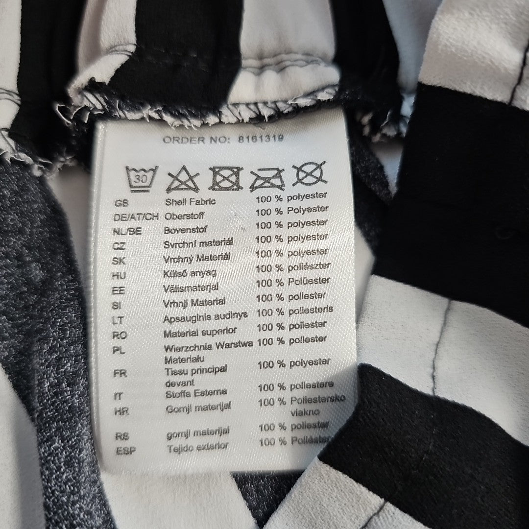 EK8121 Damen Hose von Takko, schwarz-weiß,  Gr.XL5