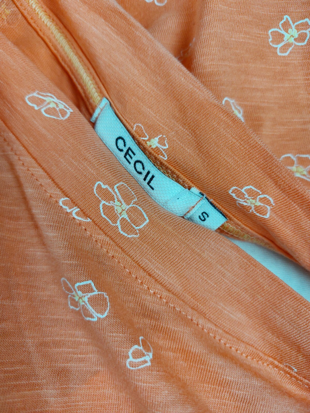 EK5052 Damen T-Shirt von Cecil, orange, Gr.S6