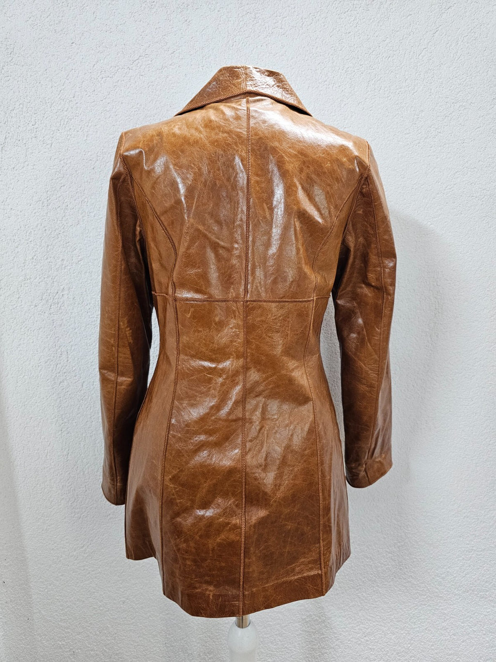 EK6339 Damen Lederjacke von Sevilla, braun, gr. XS4