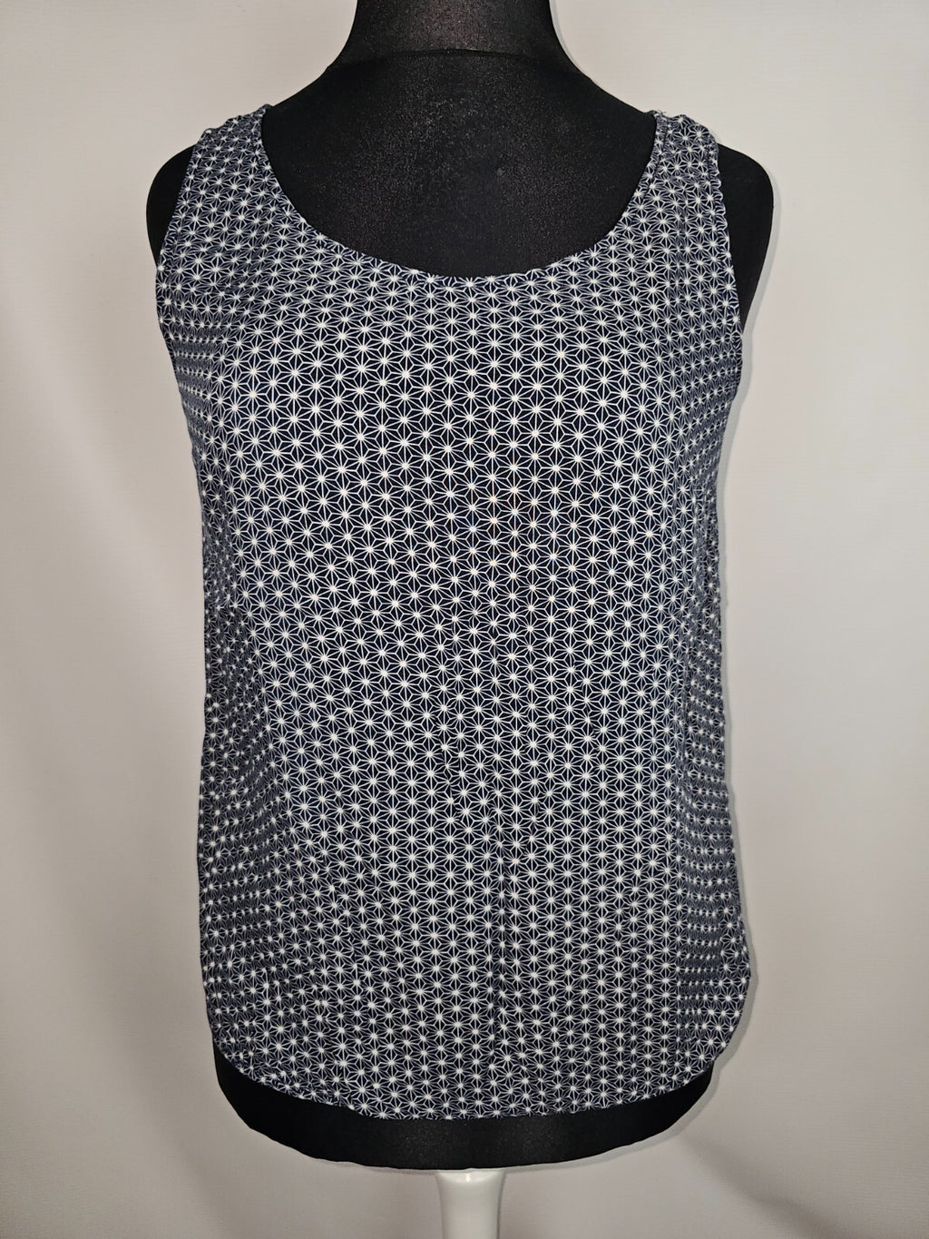 EK6521 Damen Bluse von Tom Tailor, blau-weiß, Gr.400