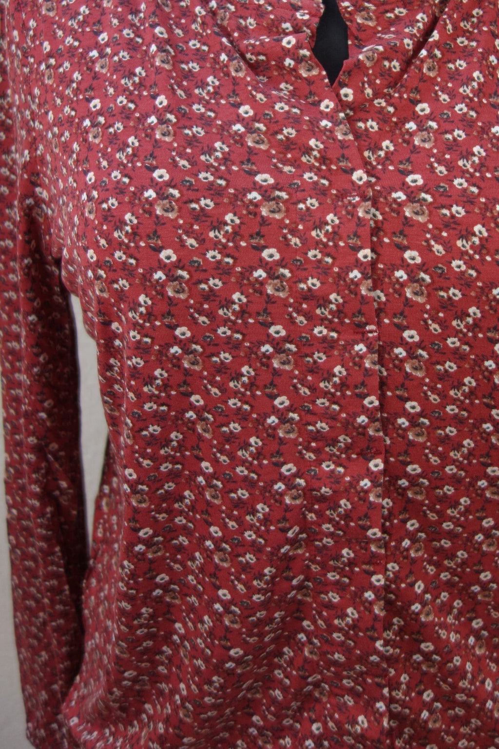 EK3567 Damen Shirt von Esprit, rot geblümt, Gr. S2