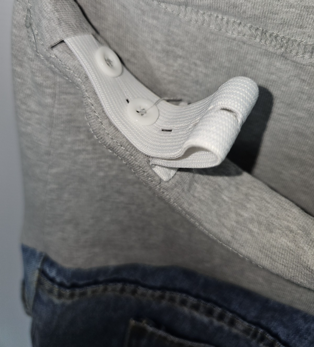 EK7326 Damen Umstandshose , blau, Gr.S2