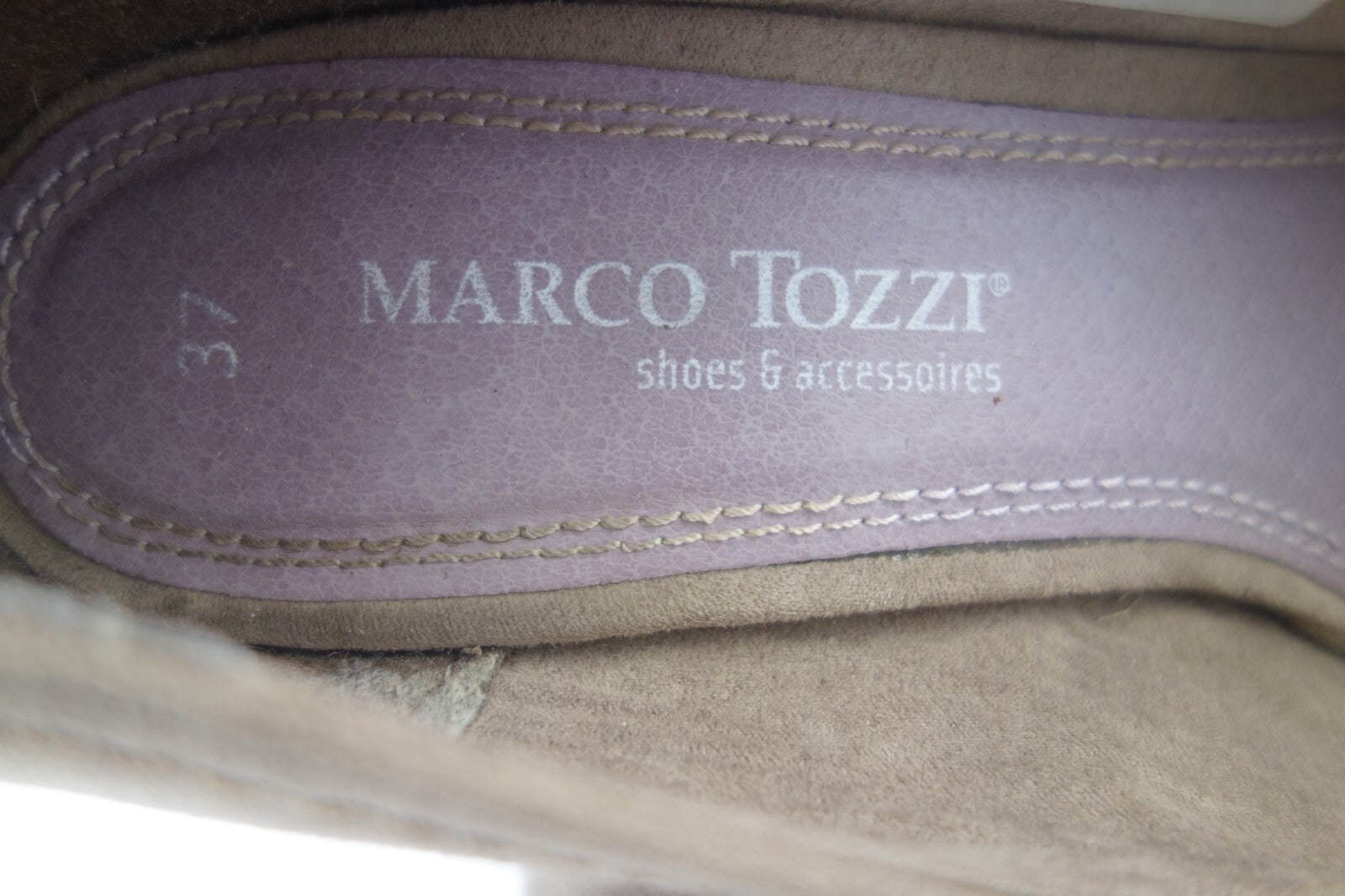 ES0342 Damen Pumps von Marco Tozzi, grau, Gr. 372