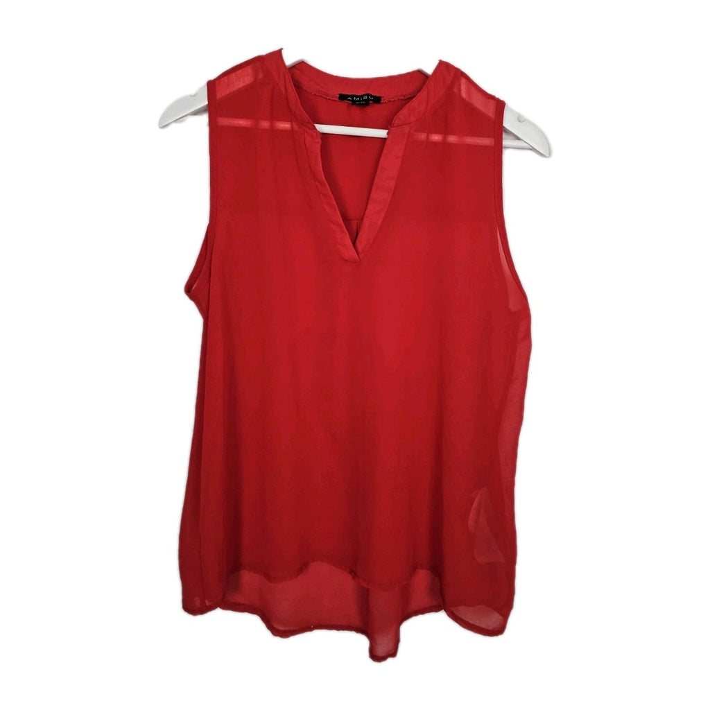 EK9678 Damen Bluse von Amisu, rot, Gr.M0